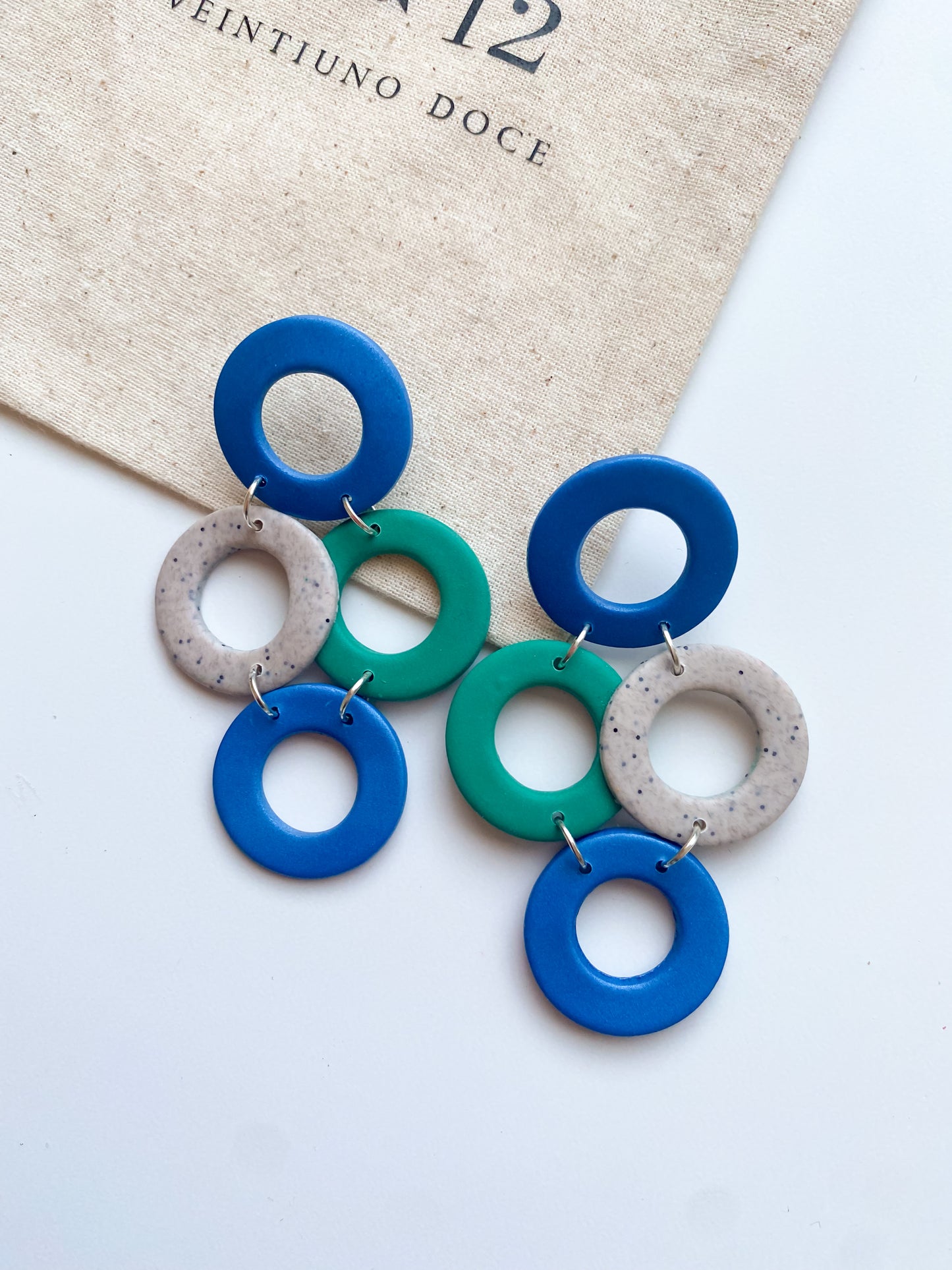 Aros Madrid Jade Azul