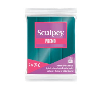 Sculpey Premo! (57g) - Perla azul pavo real