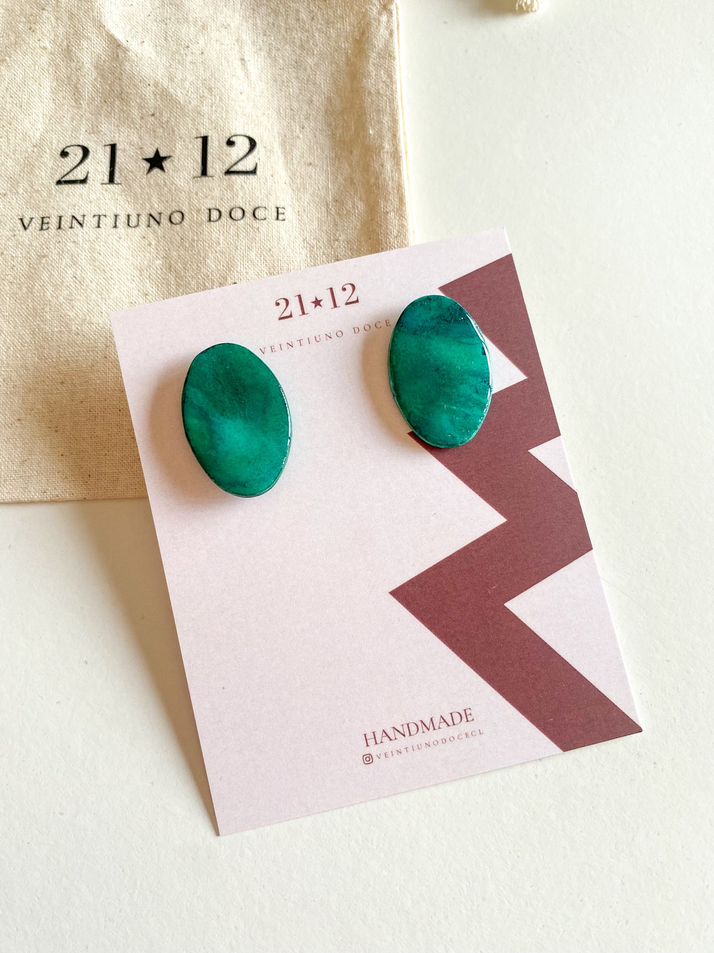 Aros Ovalo Jade