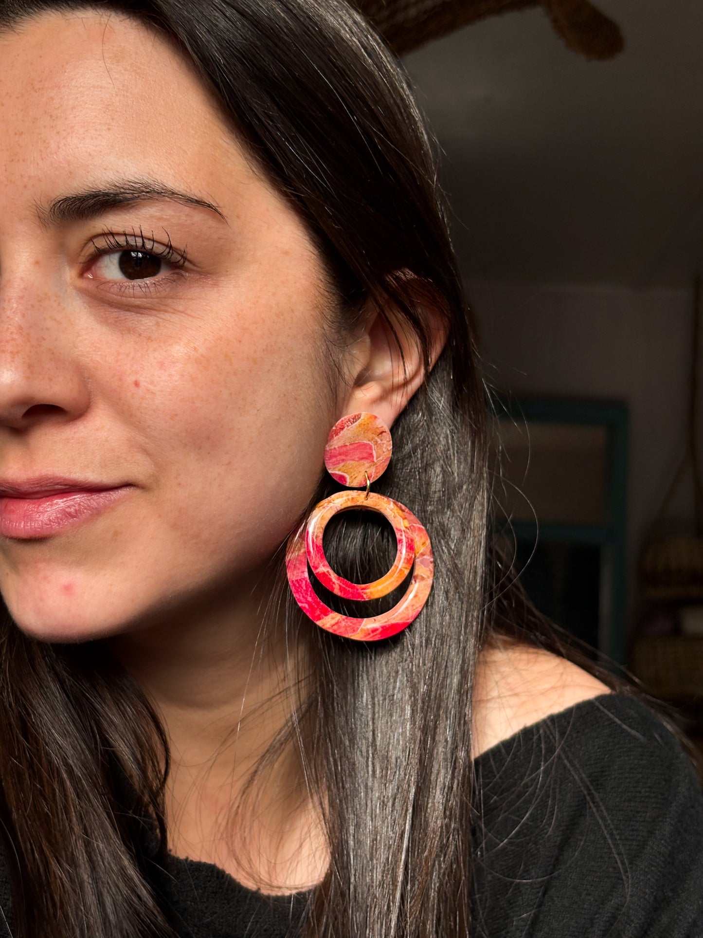 Aros Hamlet Fucsia