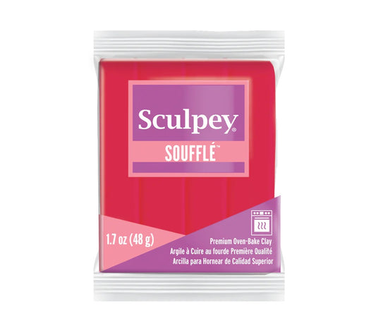 Sculpey Soufflé (48g) - Frambuesa Flúor