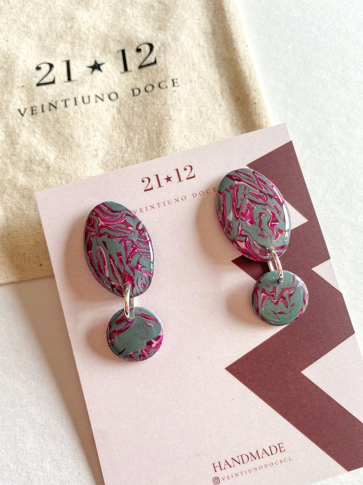 Aros Verna Rosado