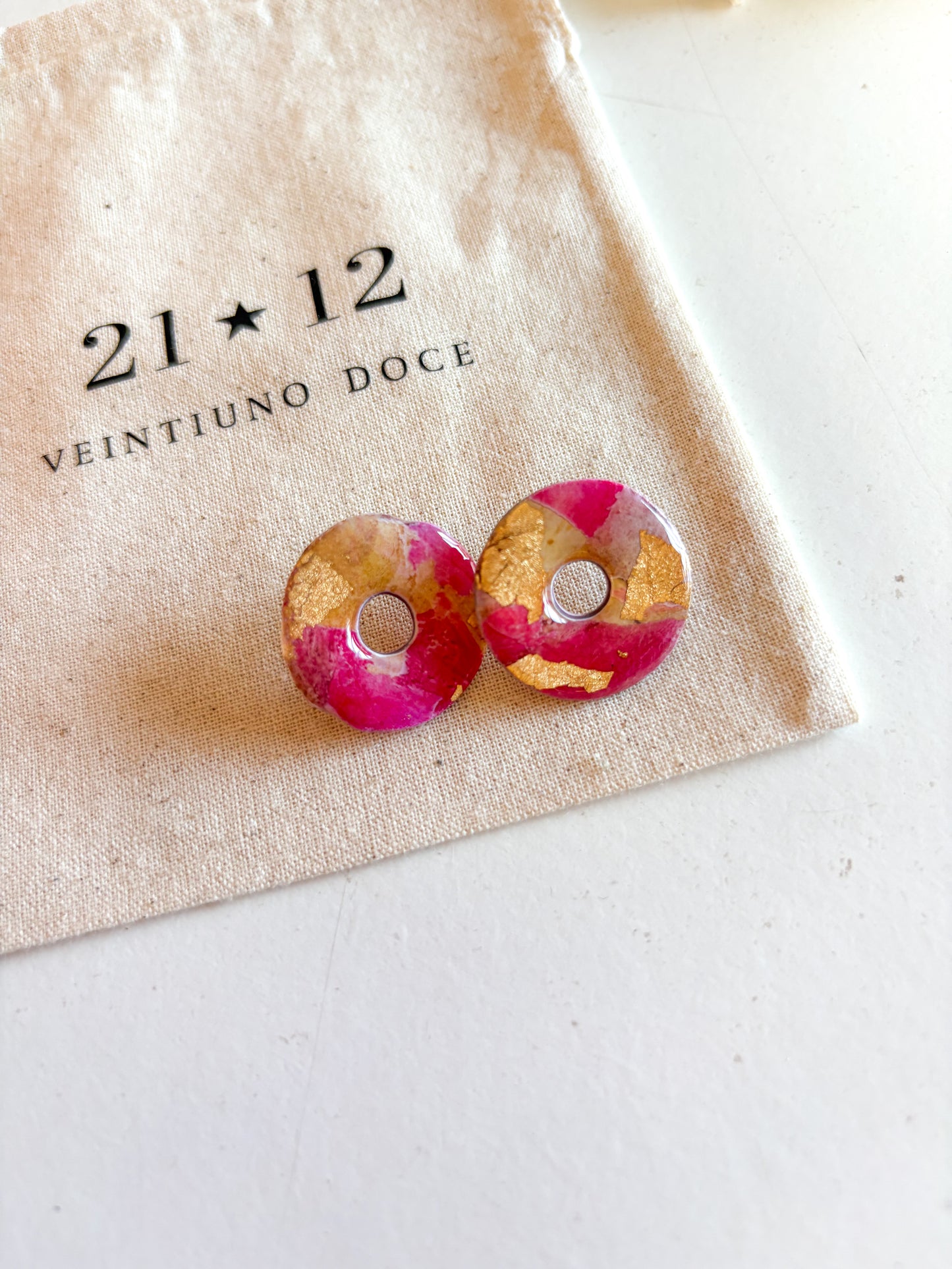 Aros Curral Fucsia