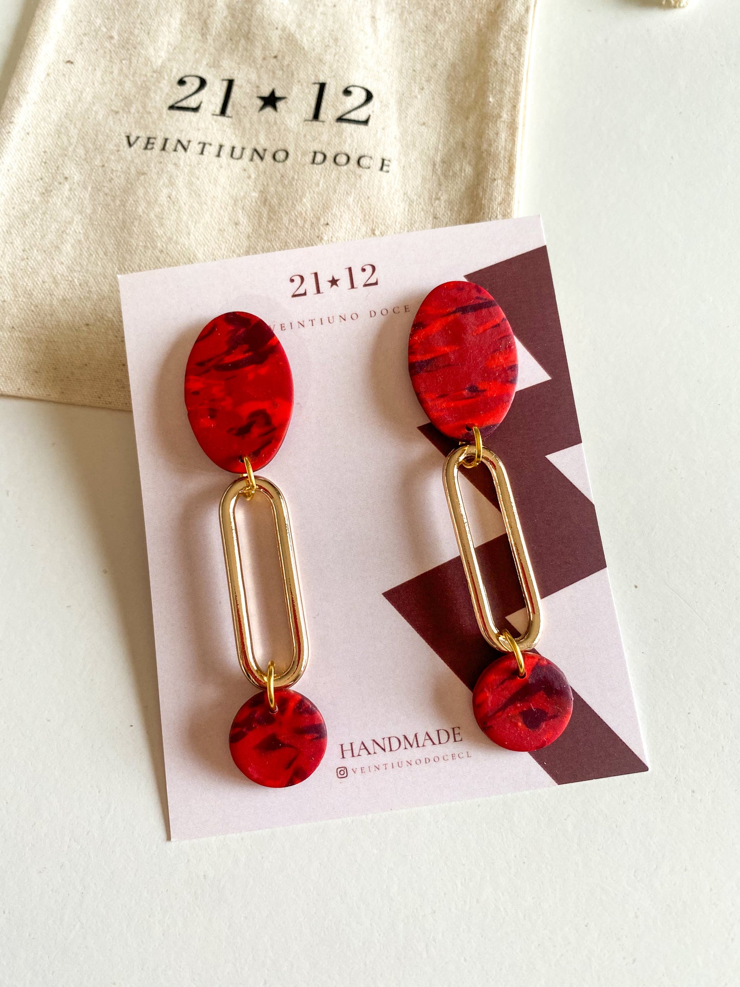 Aros Holambra Rojo