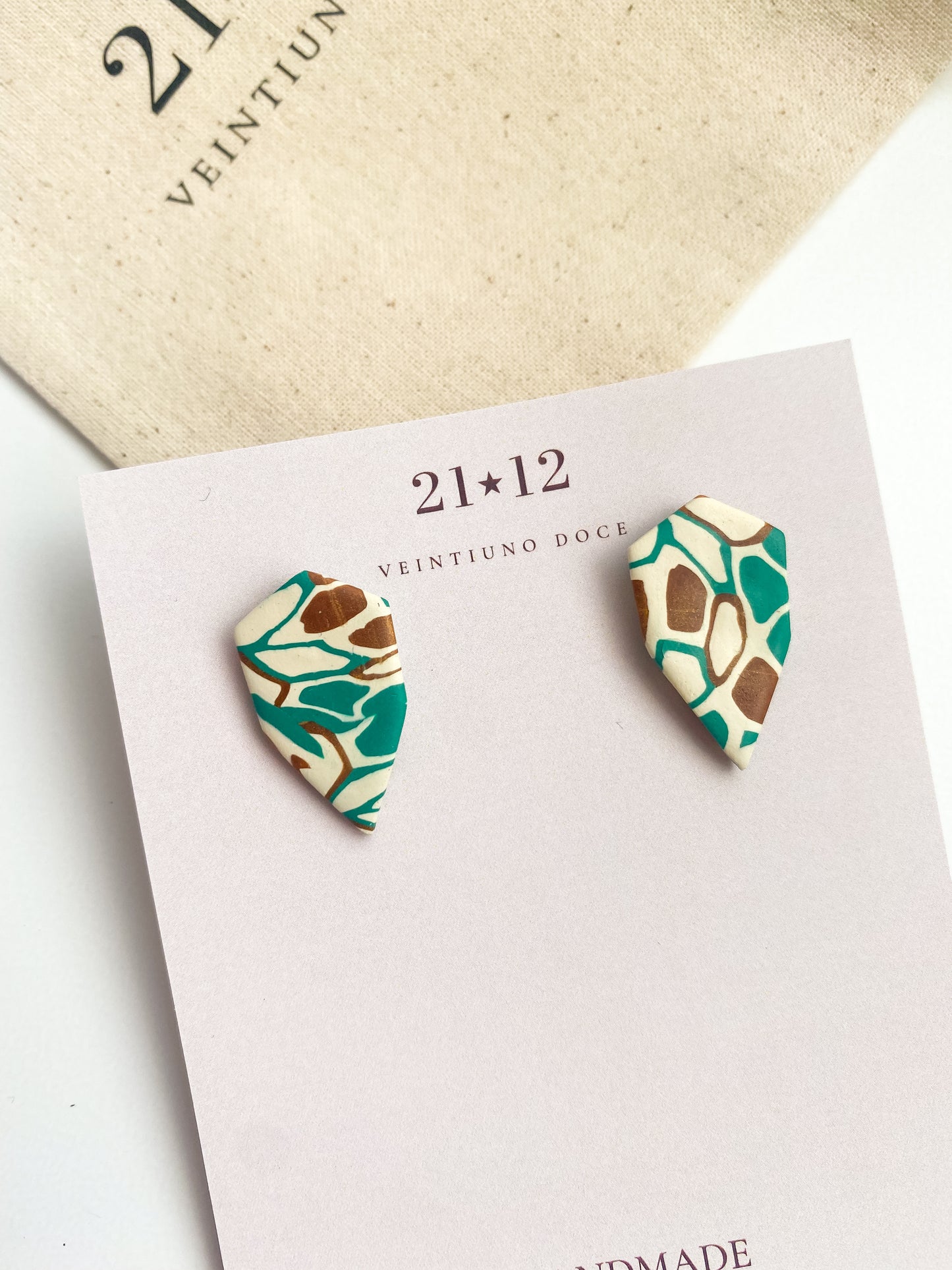 Aros Hexagono Turquesa