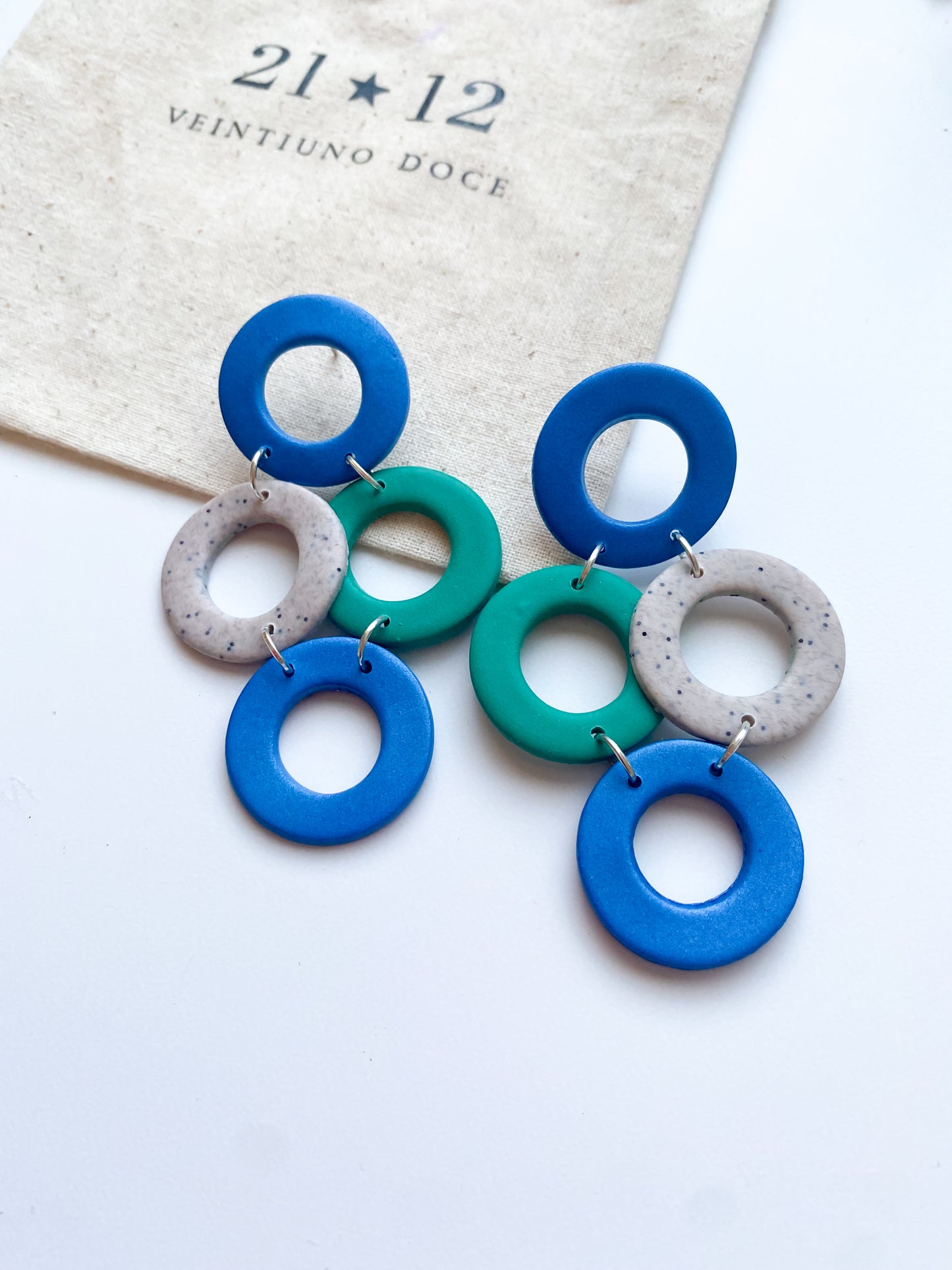 Aros Madrid Jade Azul