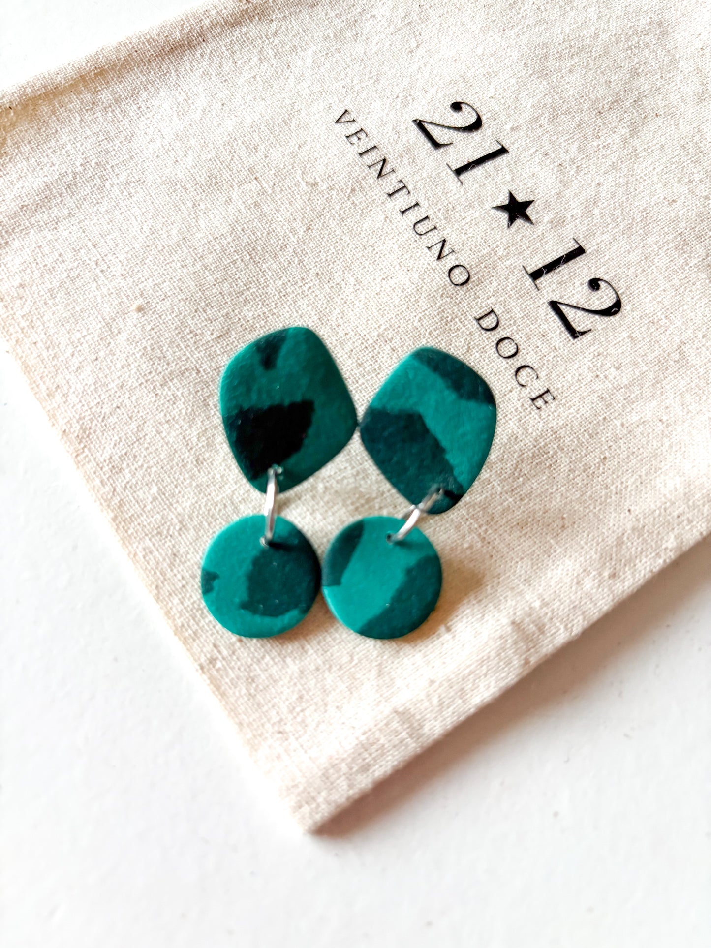 Aros Nin Turquesa / Verde