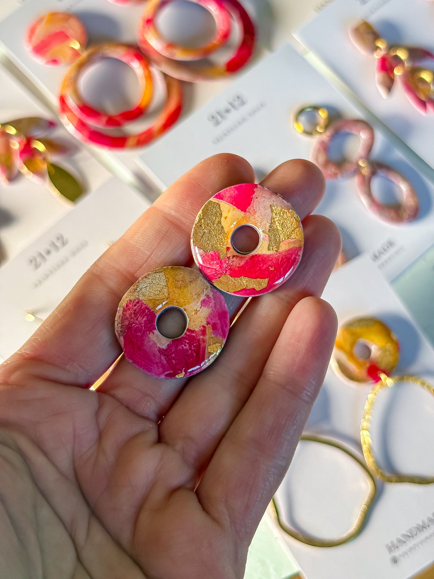 Aros Curral Fucsia