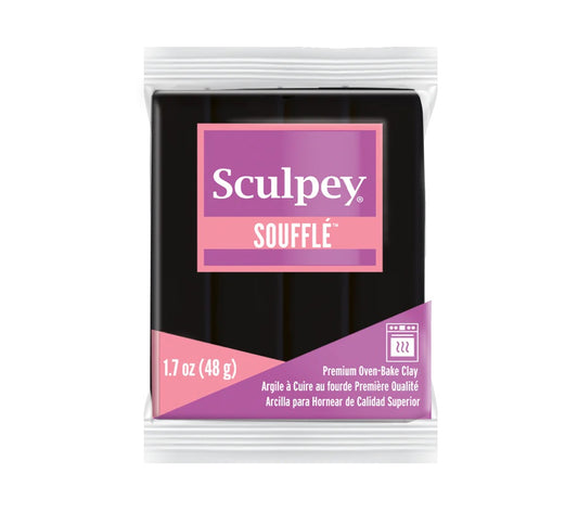 Sculpey Soufflé (48g) - Semilla de amapola ( Negro )