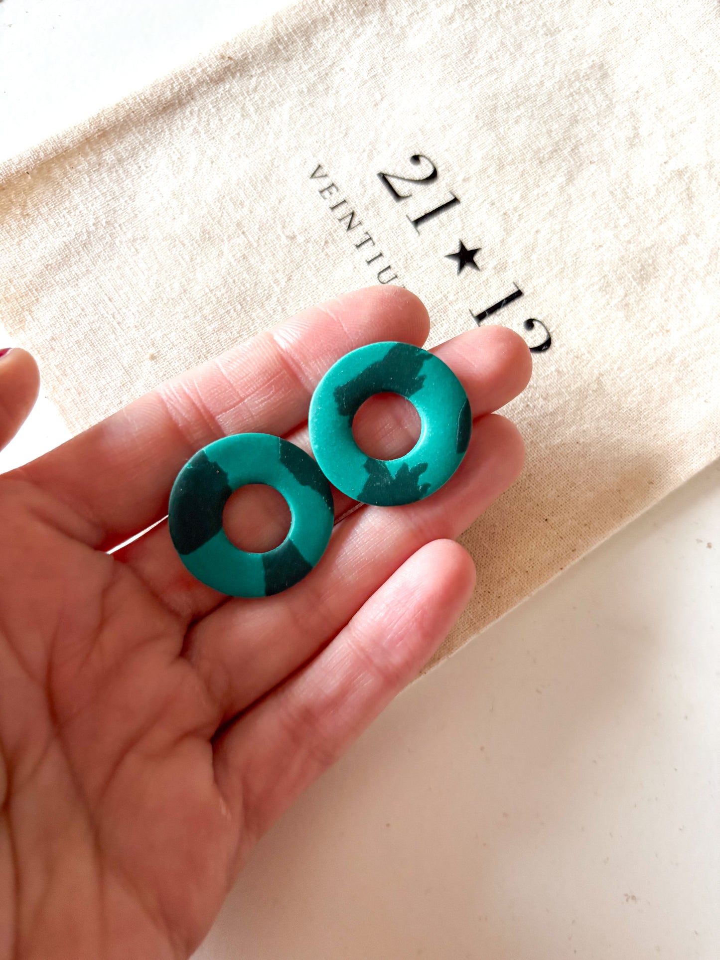 Aros Curral Turquesa / Verde