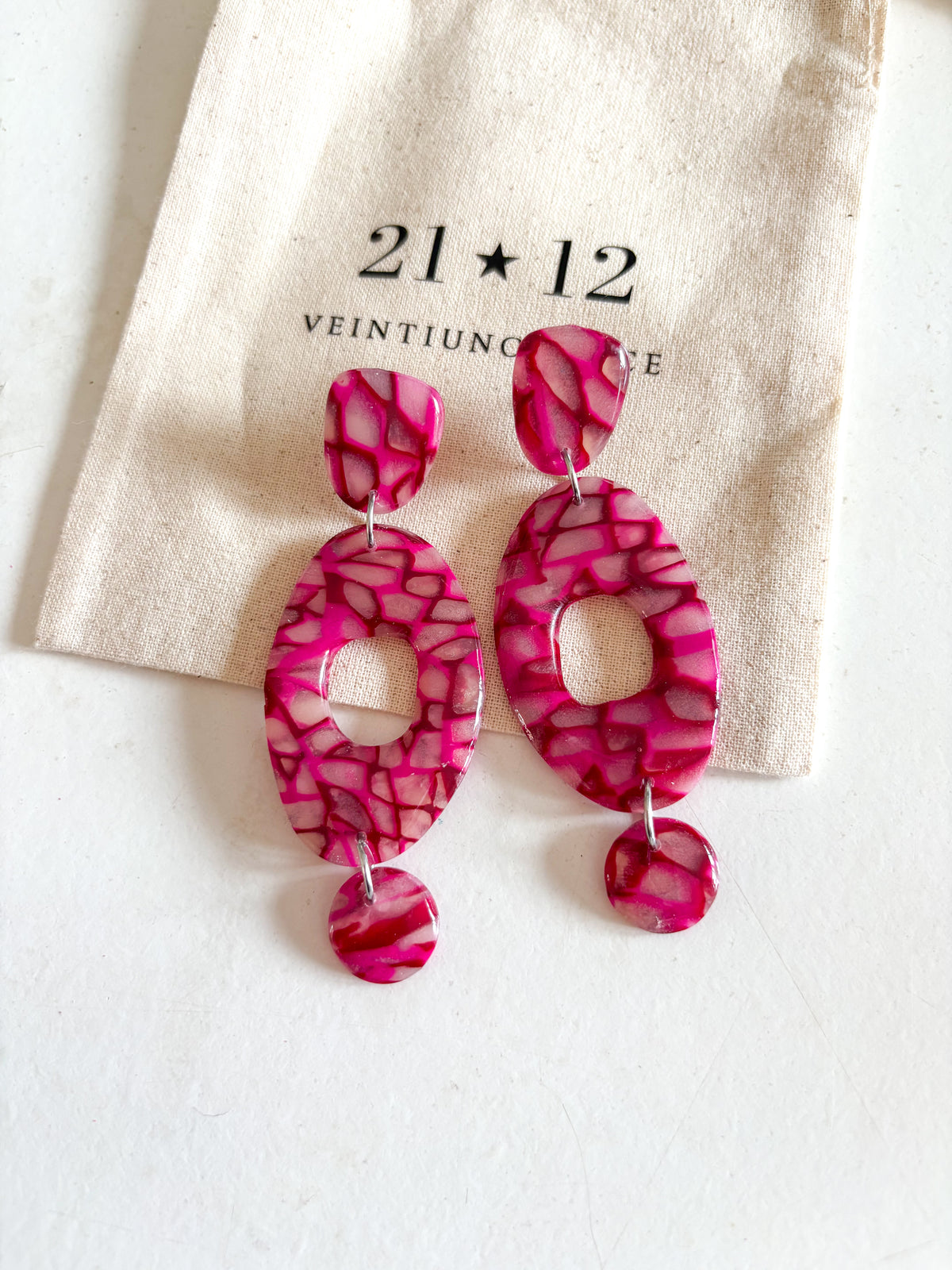 Aros Pula Fucsia