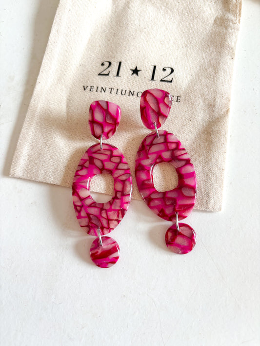 Aros Pula Fucsia
