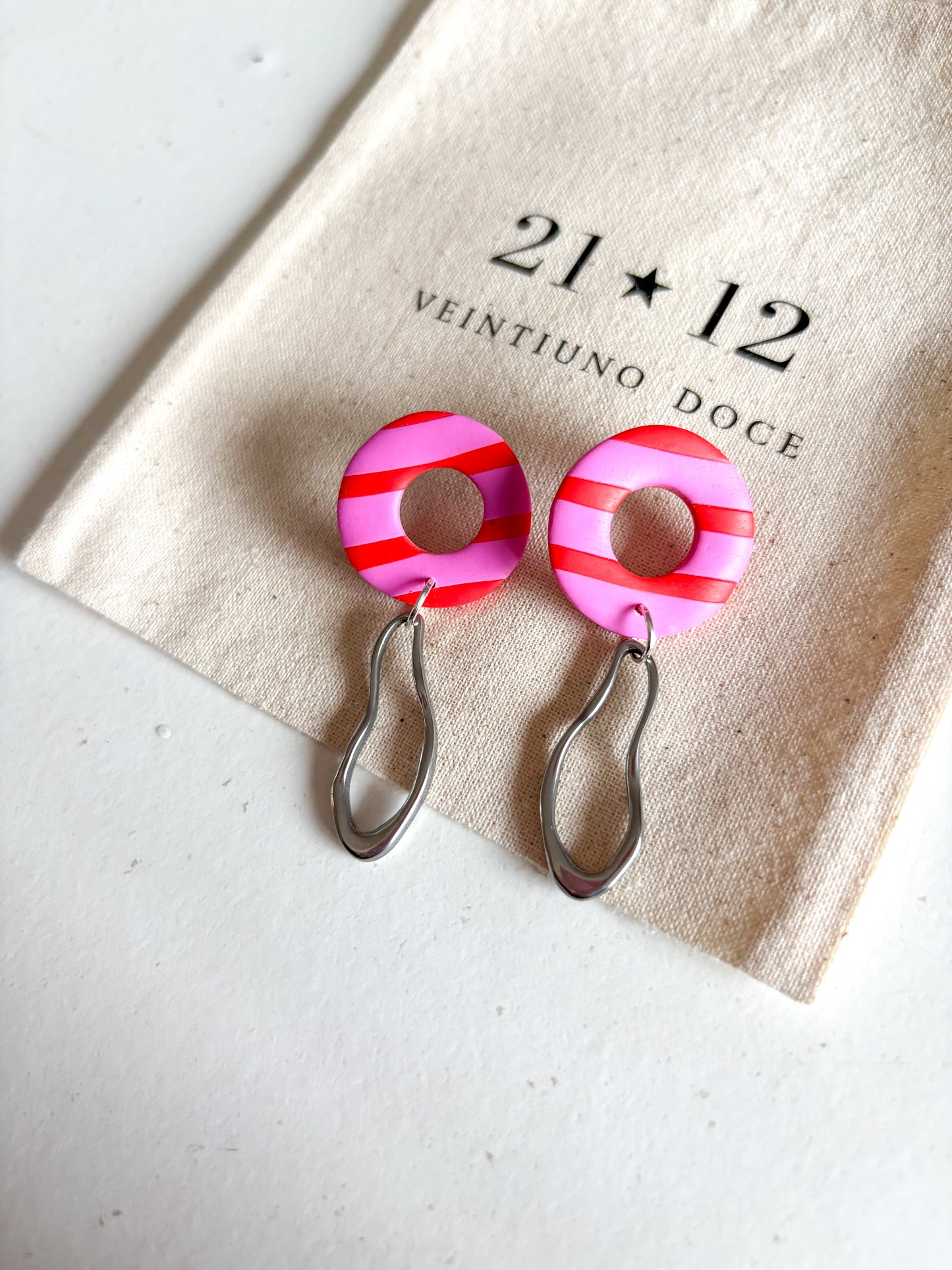 Aros Nino Rayas/ Plateado