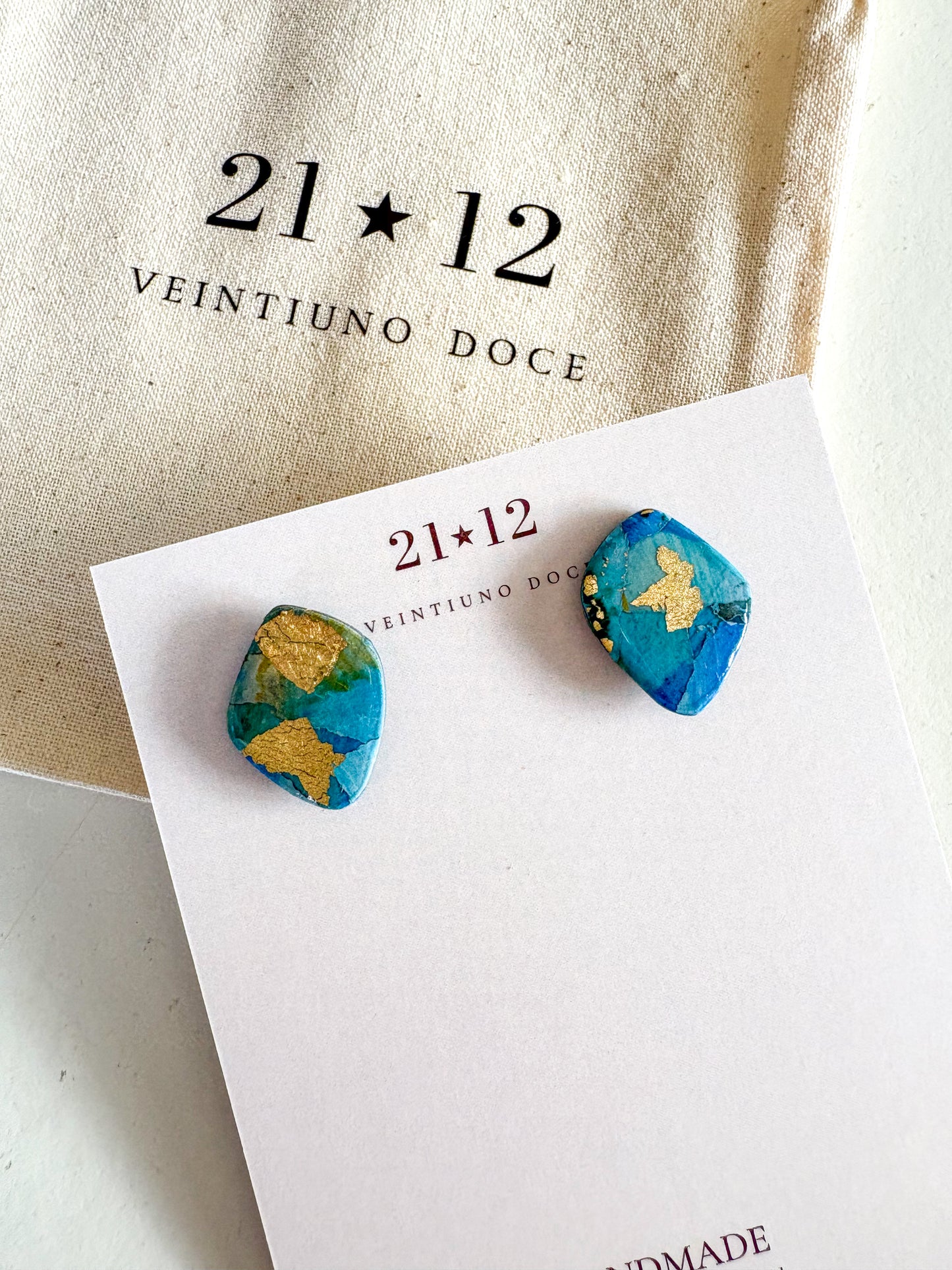 Aros Brela Azul / Verde