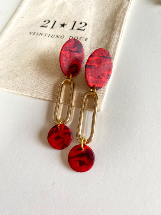 Aros Holambra Rojo