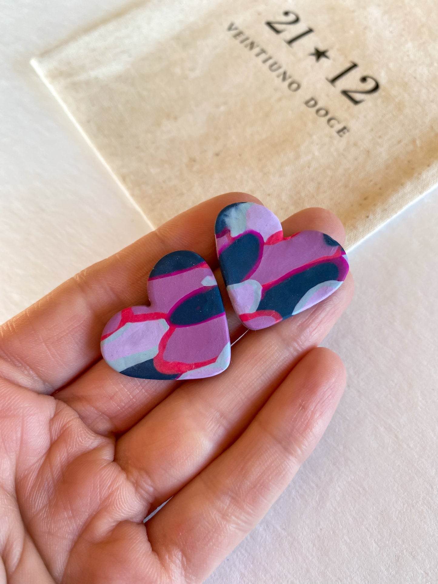 Aros Corazón Colores