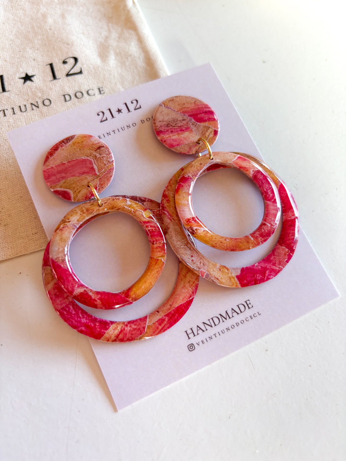 Aros Hamlet Fucsia