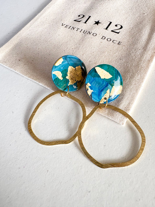 Aros Celta Azul / Verde