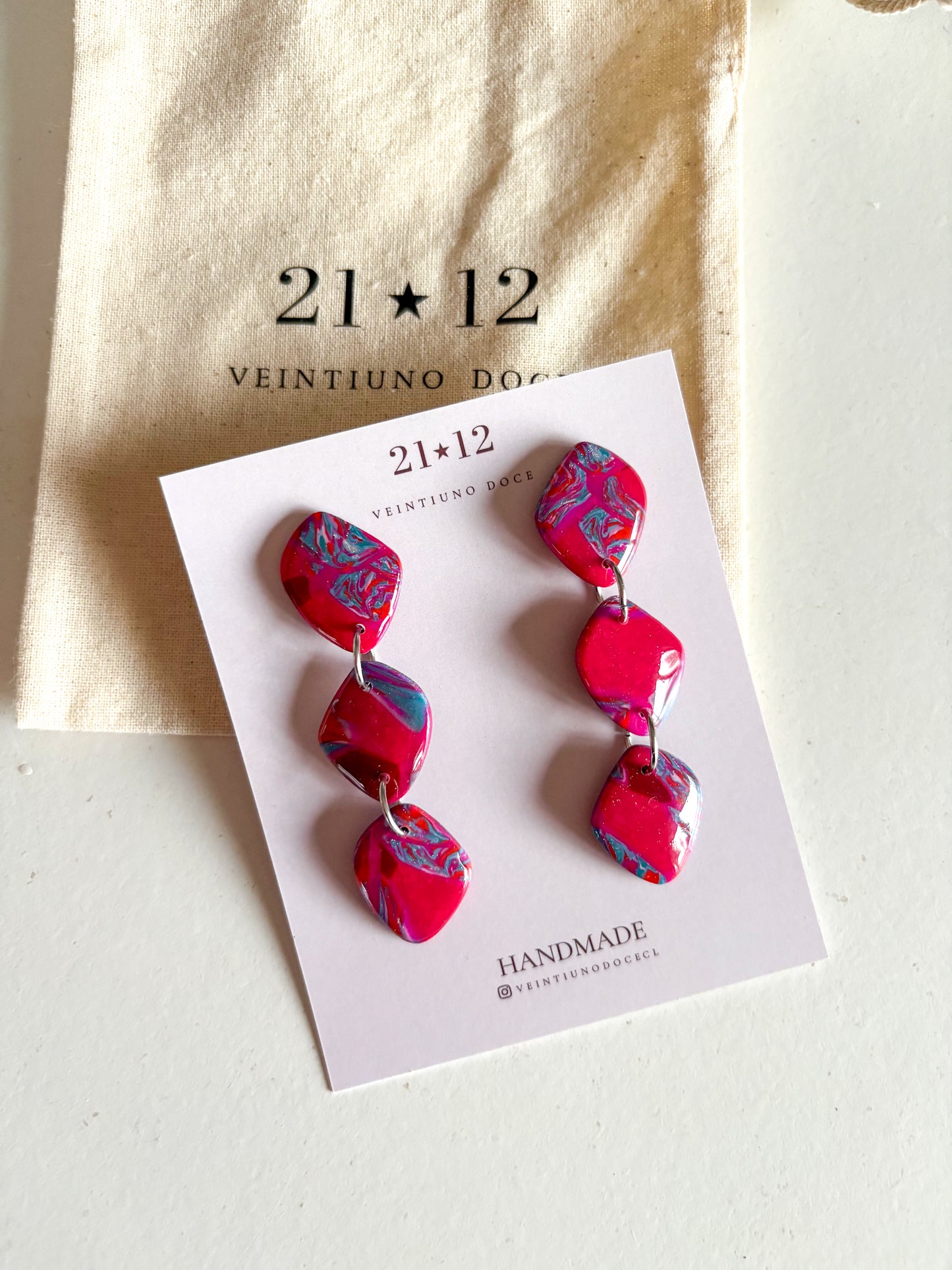 Aros Natan Fucsia