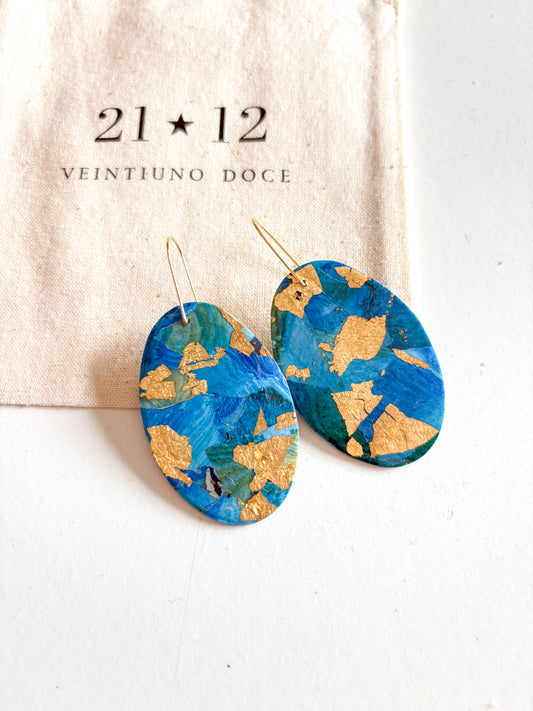 Aros Mer Azul Gancho