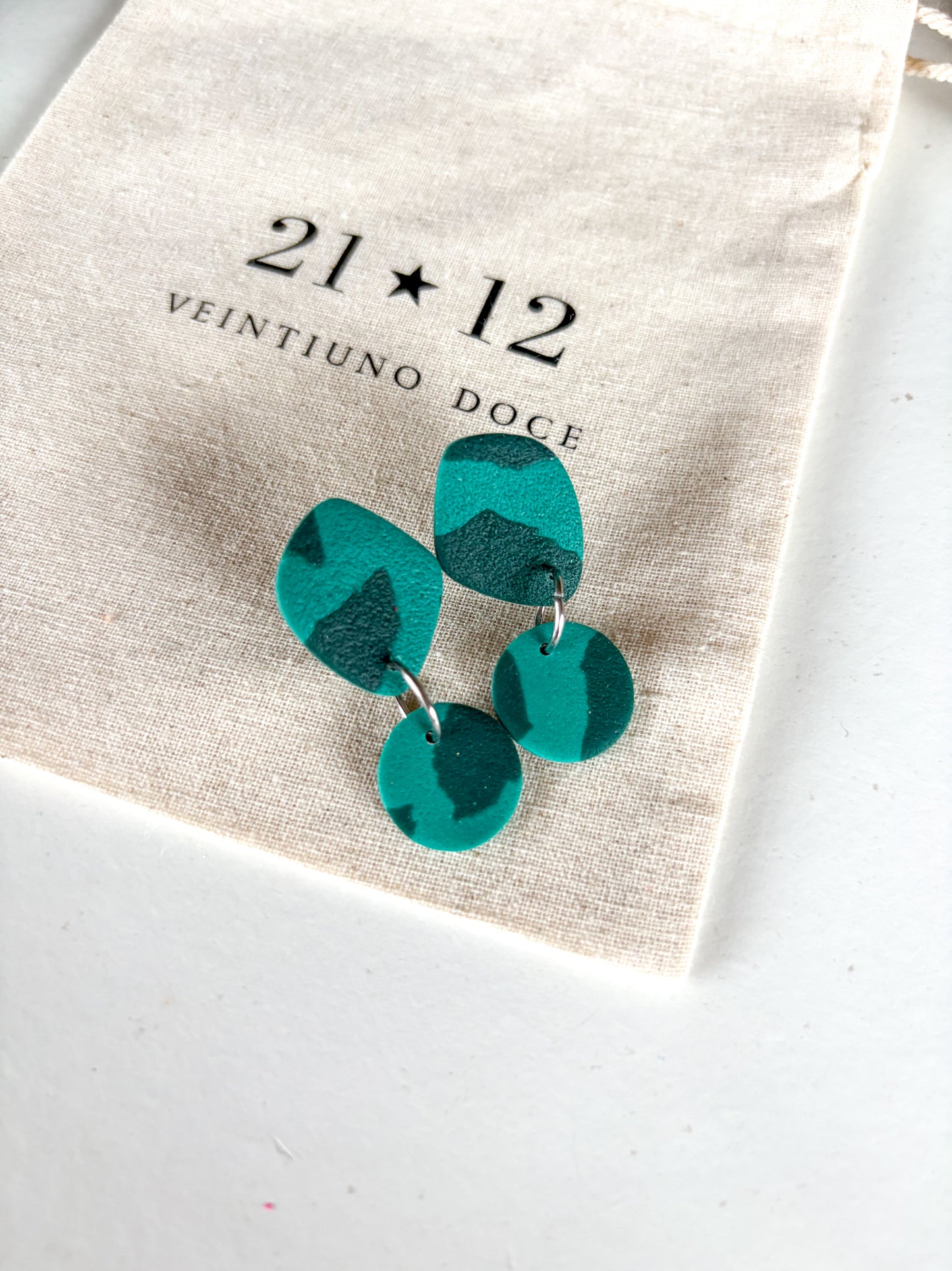 Aros Nin Turquesa / Verde