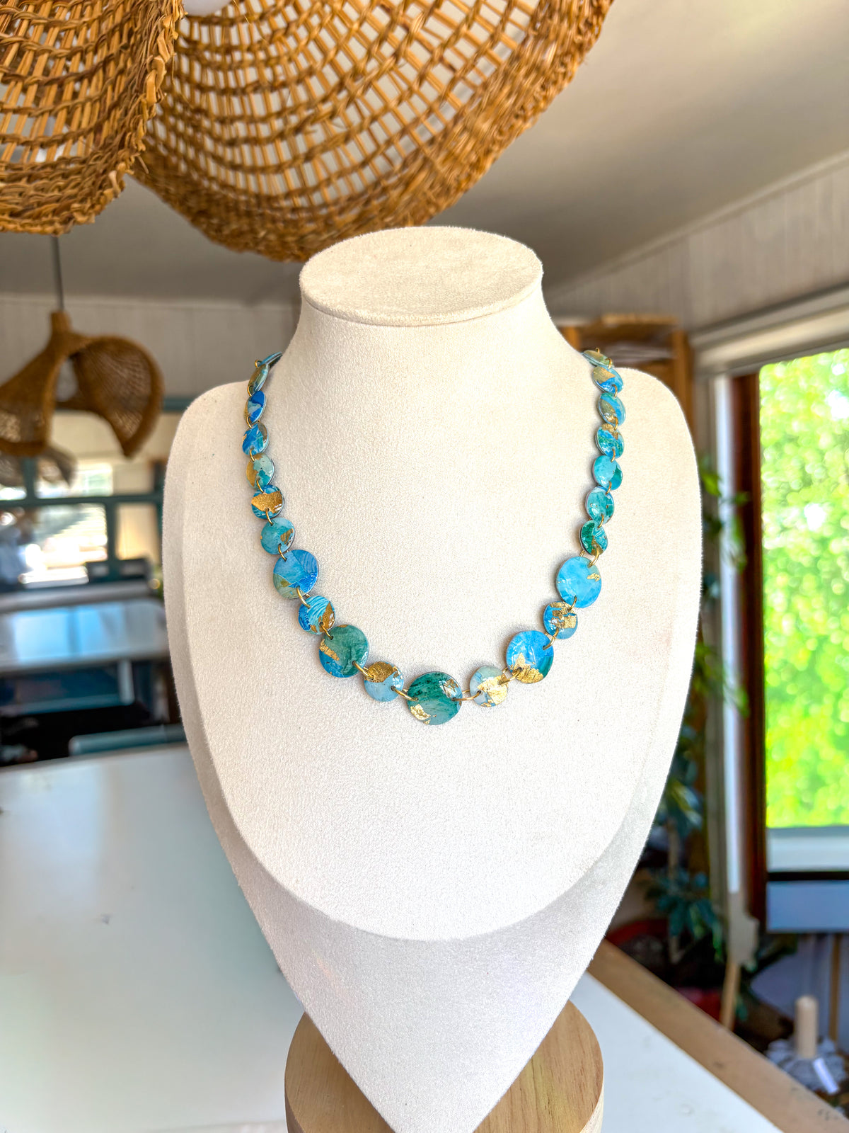 Collar Geo Azul