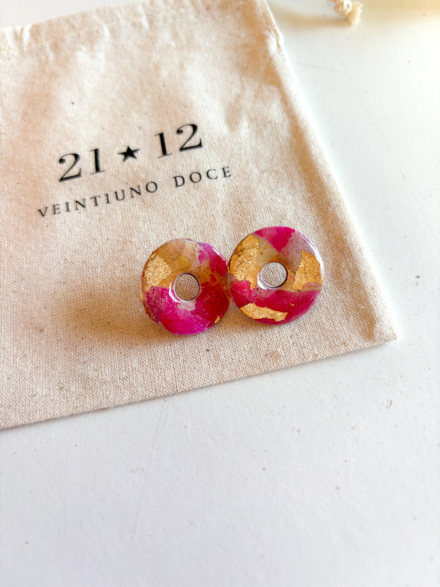 Aros Curral Fucsia