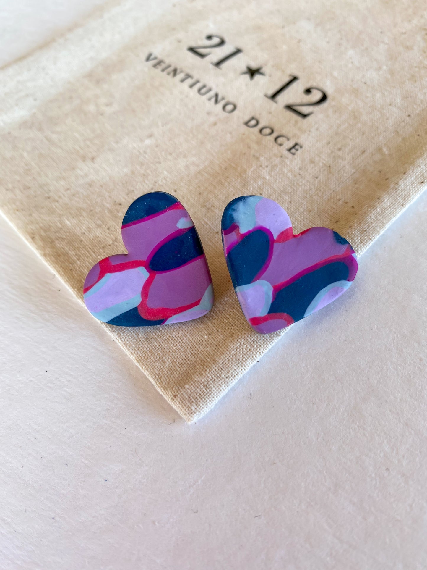Aros Corazón Colores