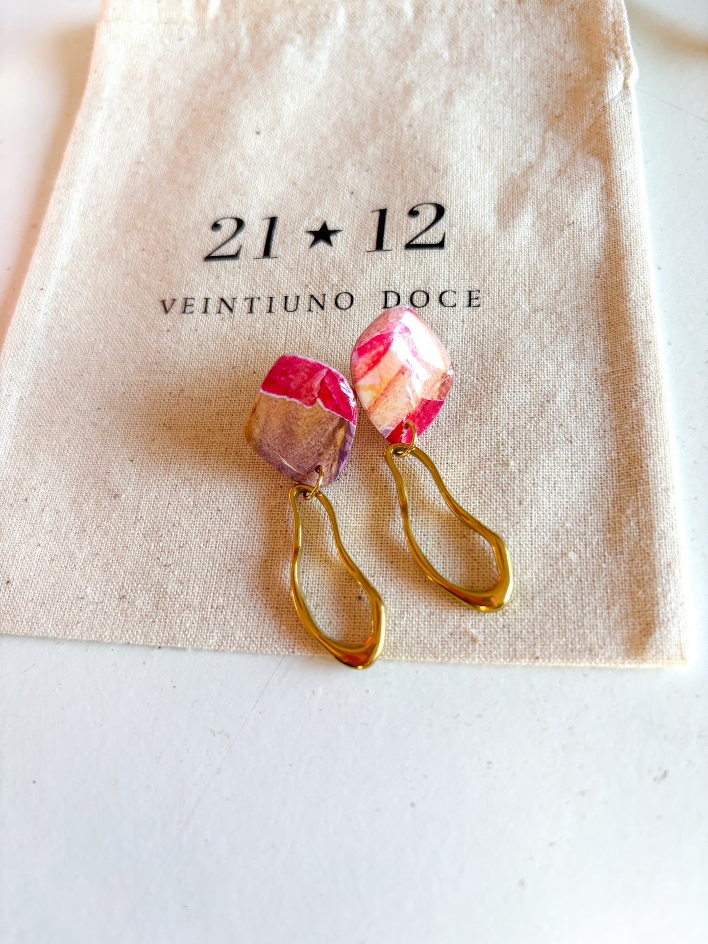 Aros Nin Fucsia