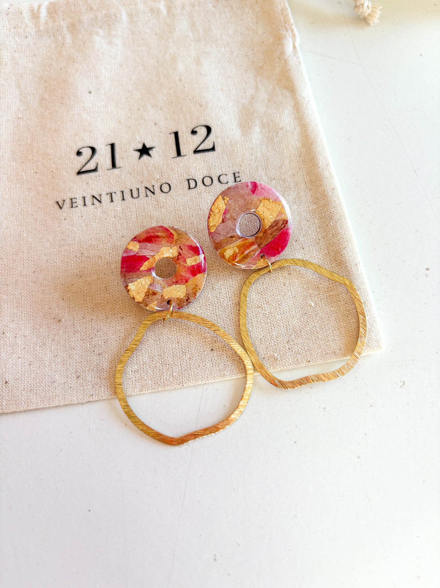 Aros Celta Fucsia