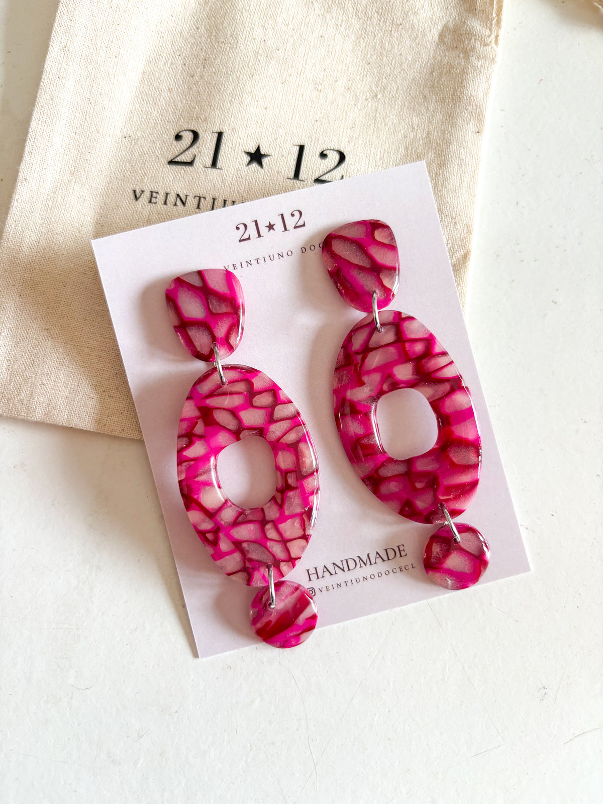 Aros Pula Fucsia