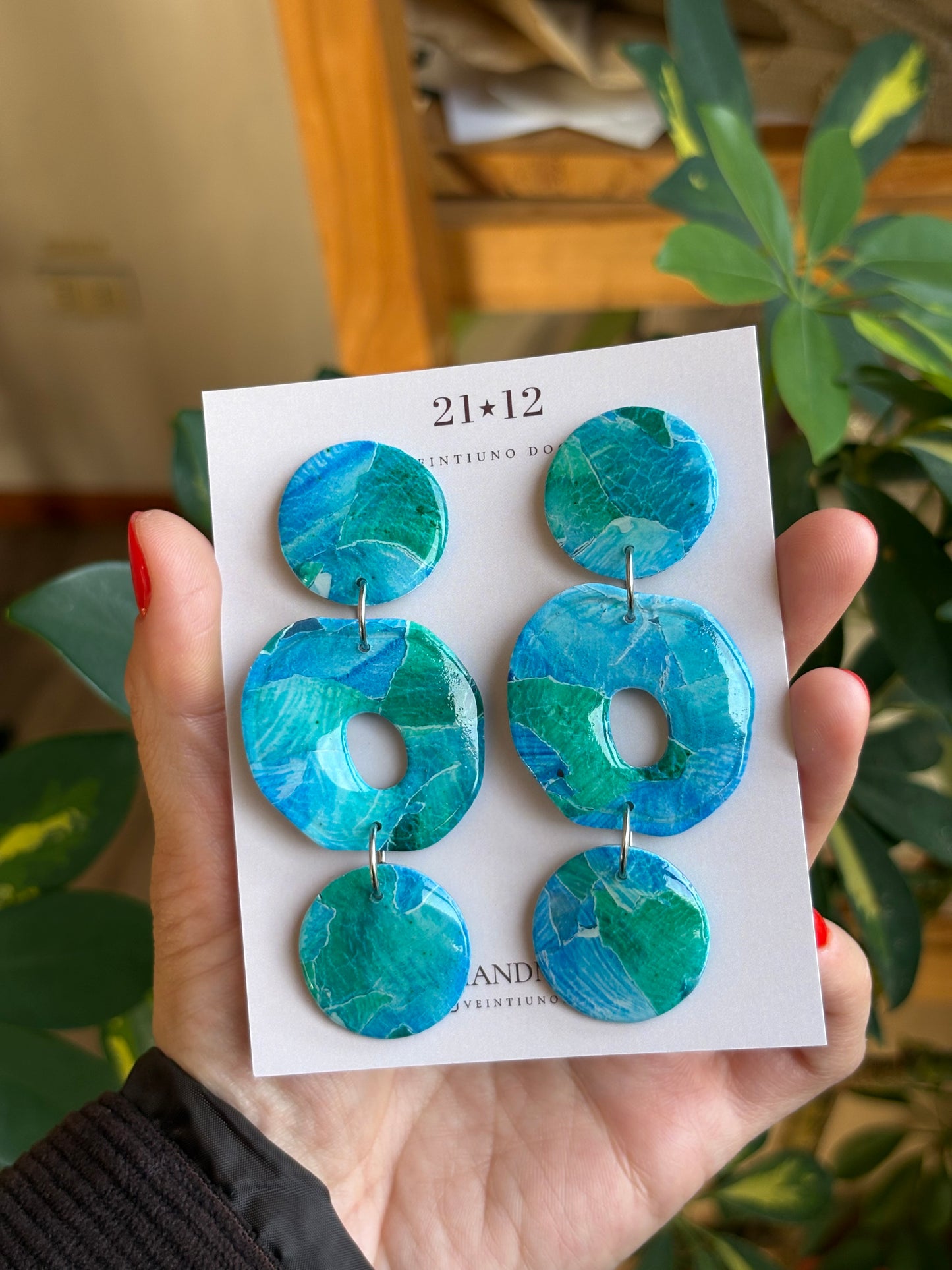 Aros Gante Azul