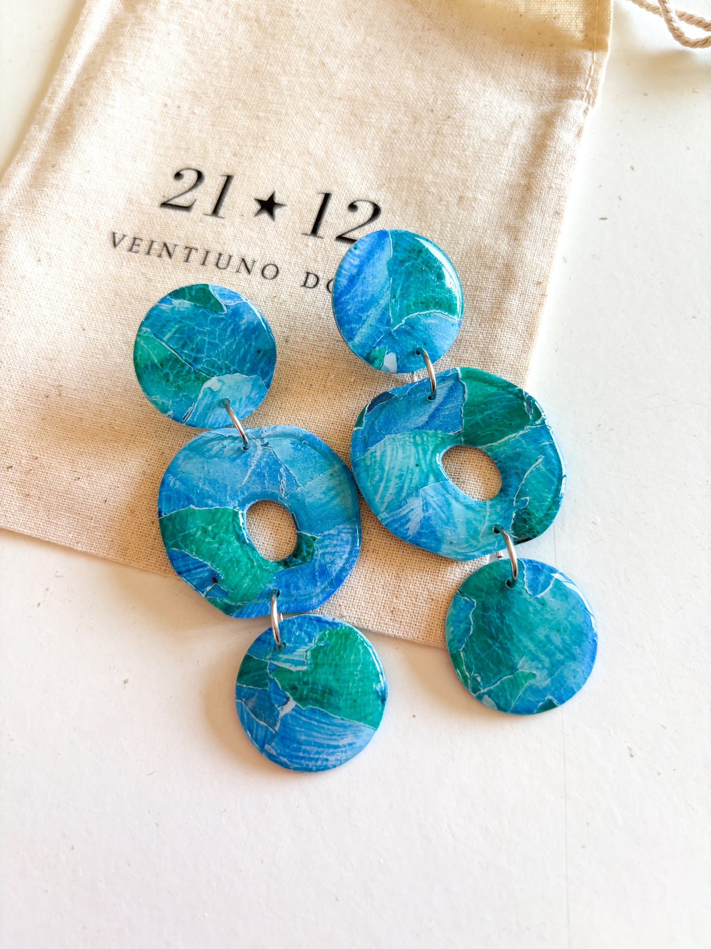 Aros Gante Azul