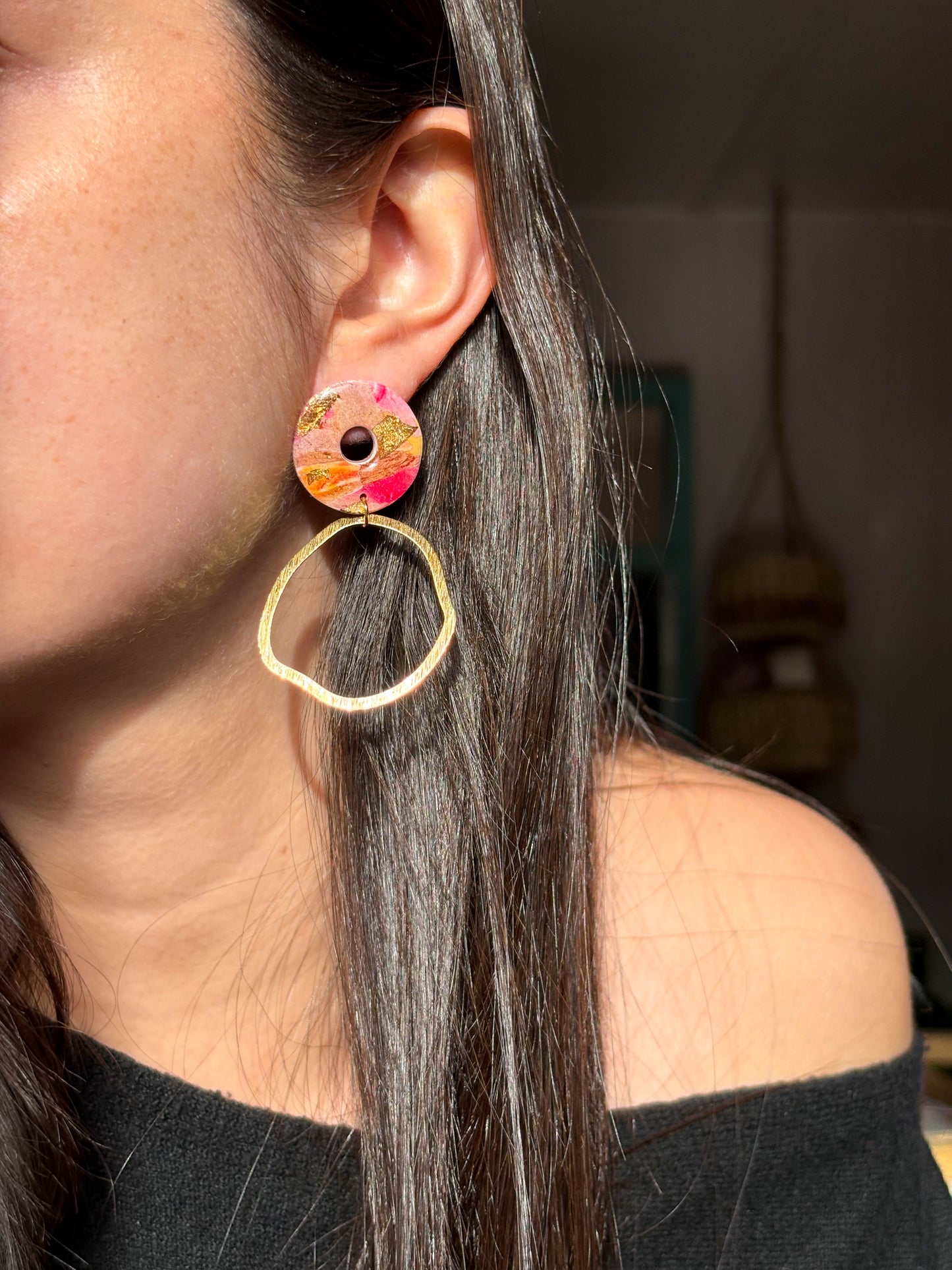 Aros Celta Fucsia
