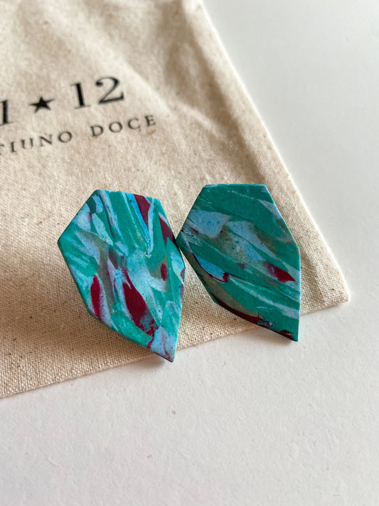 Aros Hexagono Turquesa