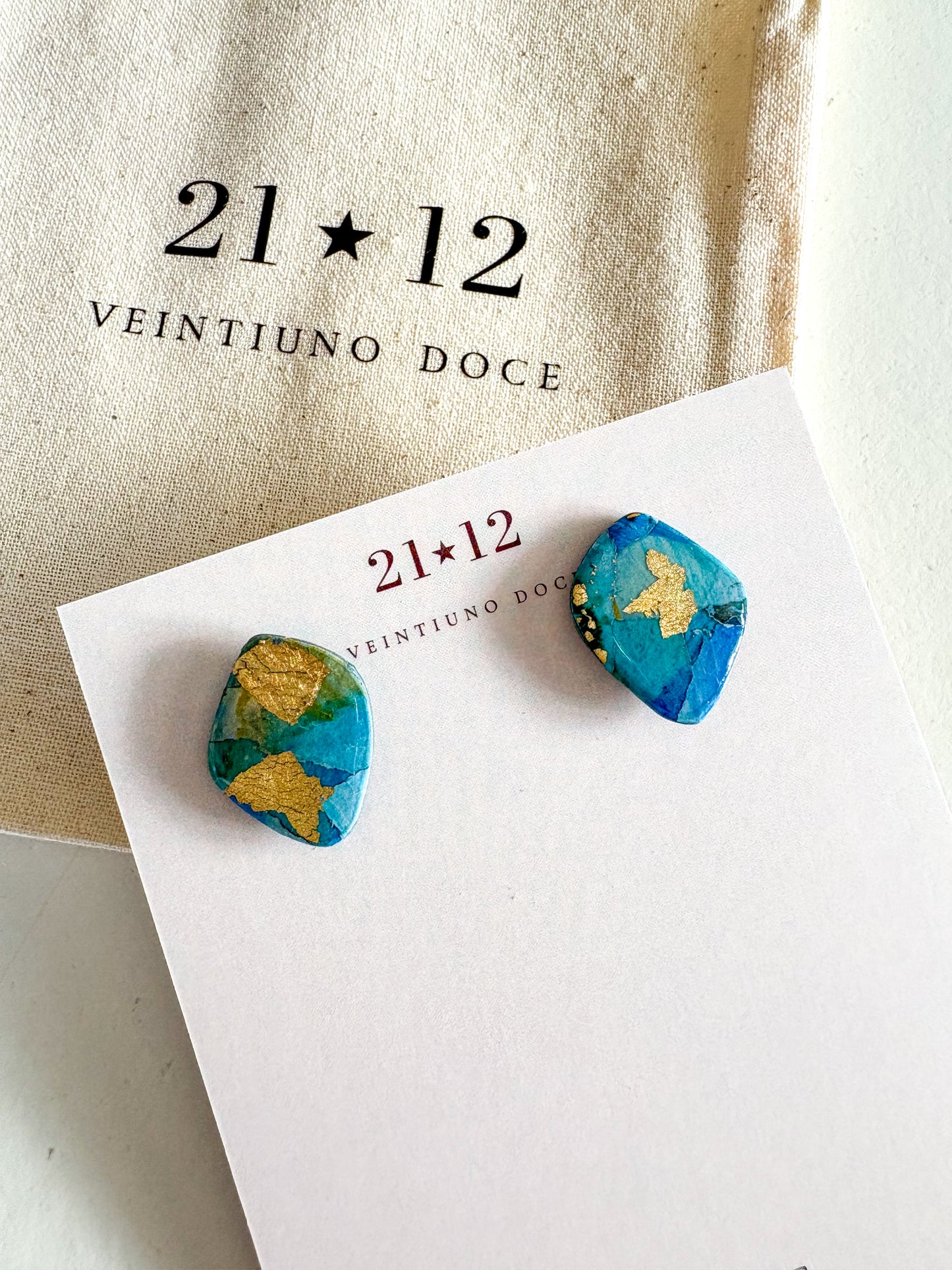 Aros Brela Azul / Verde