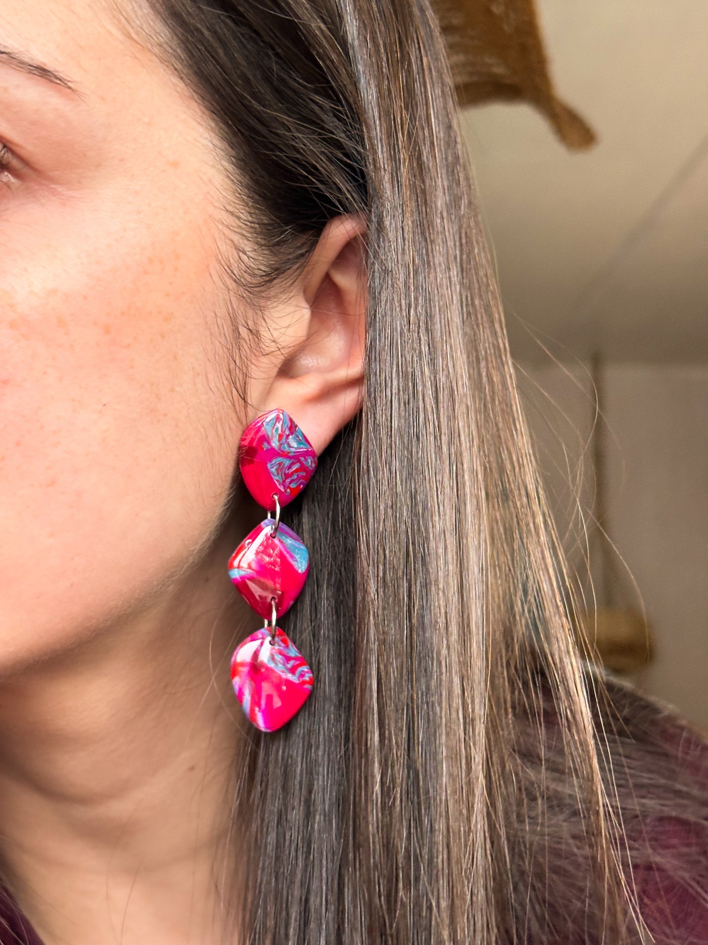 Aros Natan Fucsia