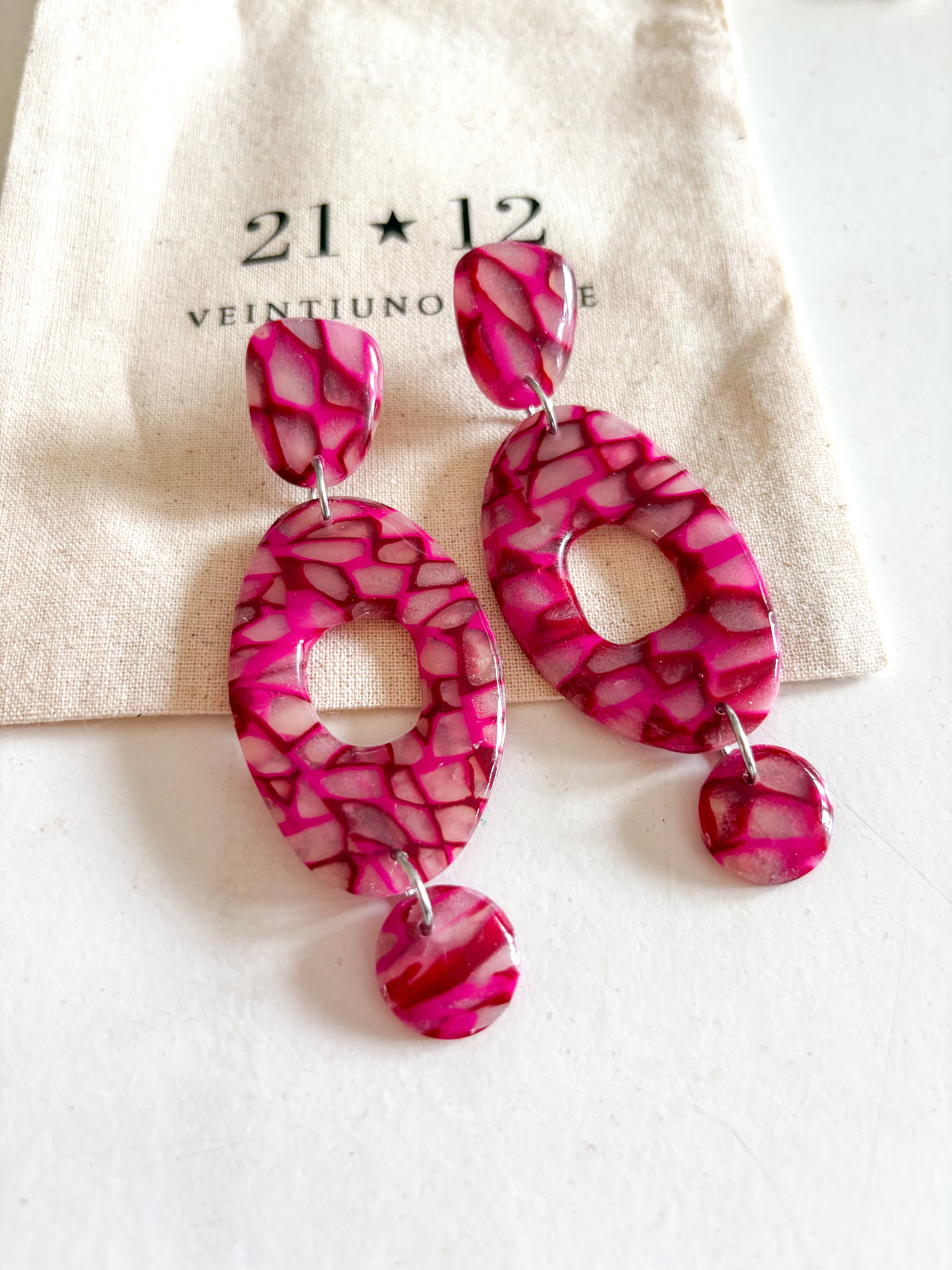 Aros Pula Fucsia