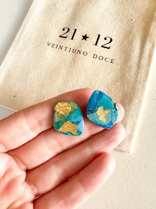 Aros Brela Azul / Verde