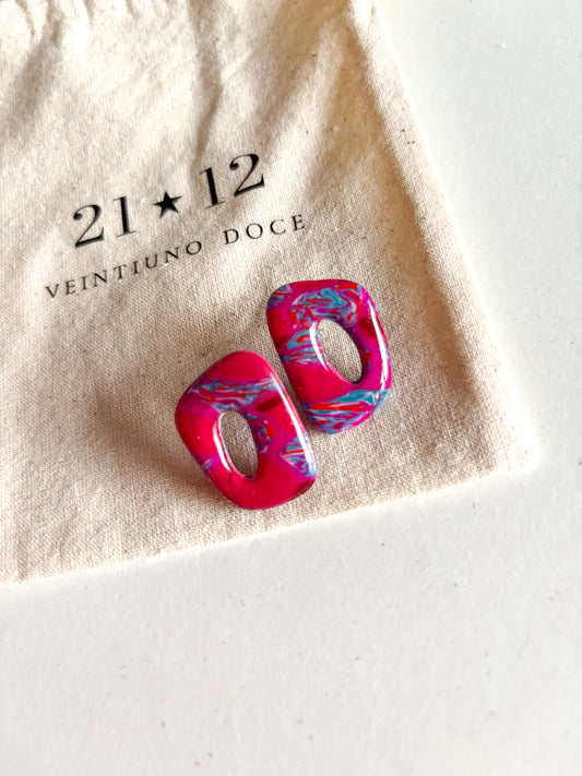 Aros Dome Fucsia