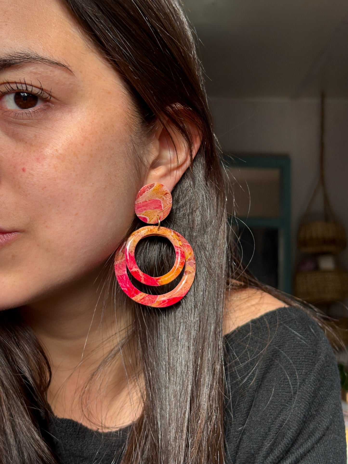 Aros Hamlet Fucsia