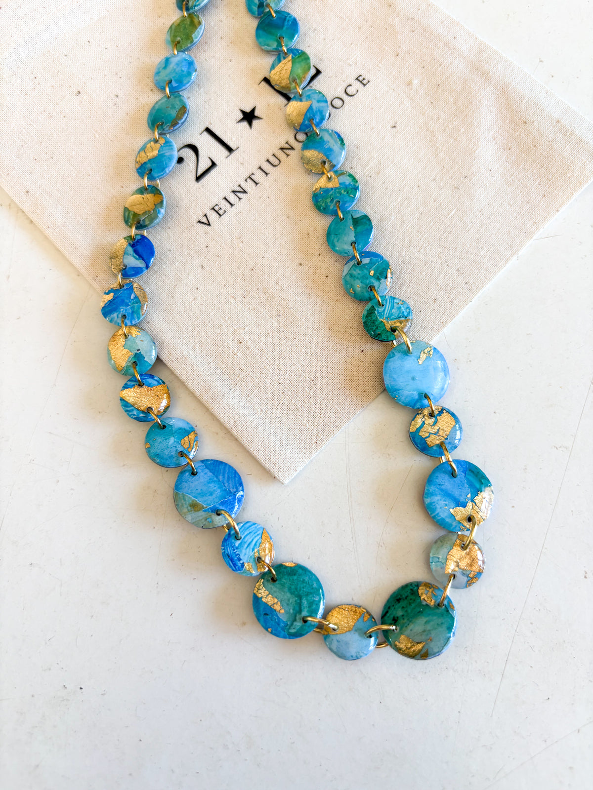 Collar Geo Azul