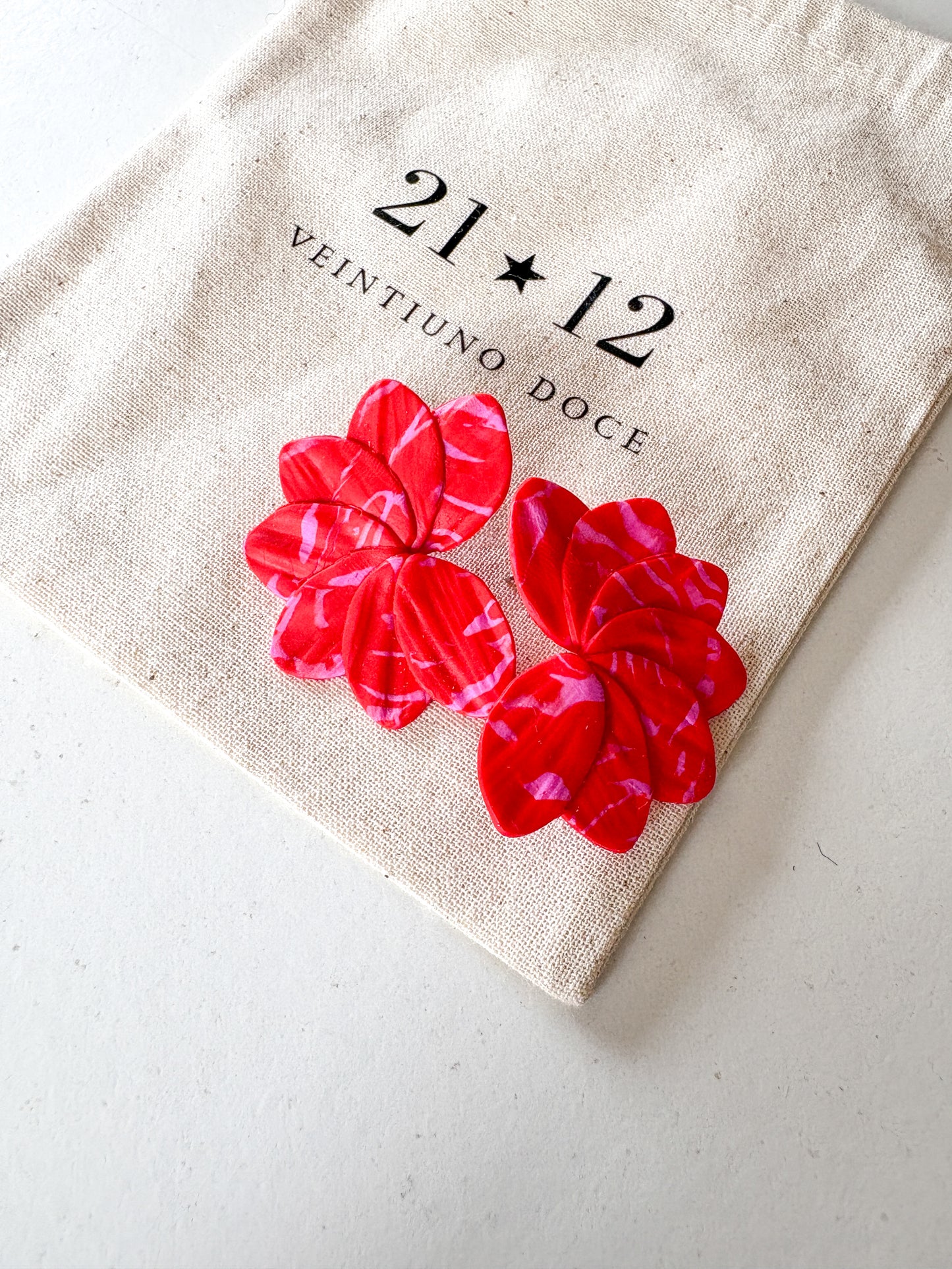 Aros Josefa Rojo/Rosado