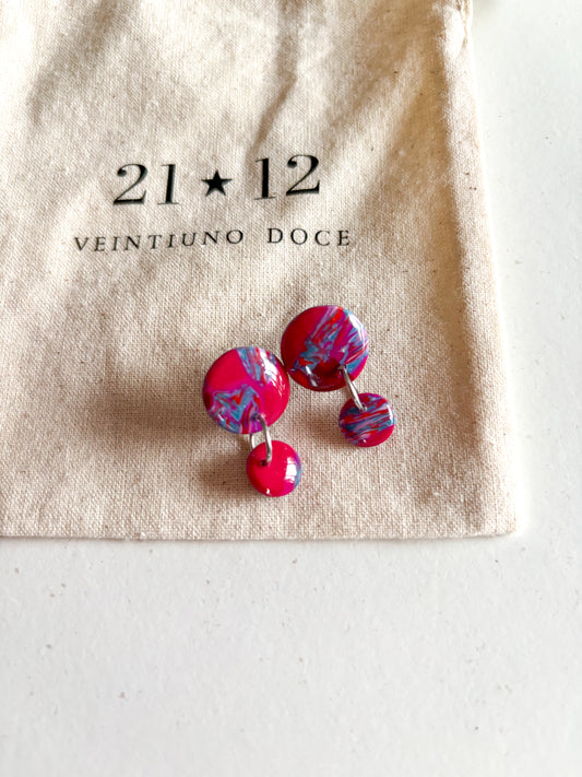 Aros Lugo Fucsia